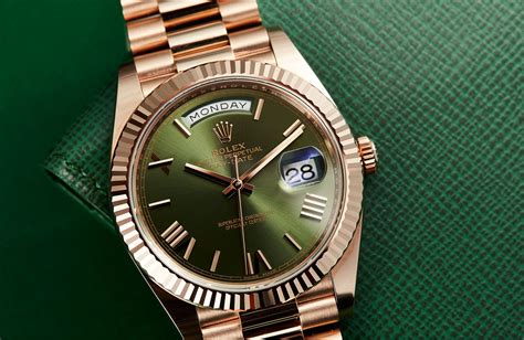 rolex watch day date green|Rolex oyster day date price.